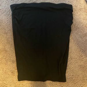 Black maternity skirt